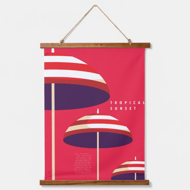 Summer layout poster hanging tapestry (Front)
