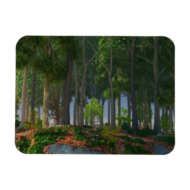 Summer Leaves Flexible Magnet (Horizontal)