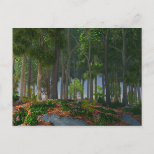 Summer Leaves Postcard