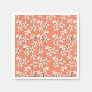 Summer lemon blossom pattern  napkins
