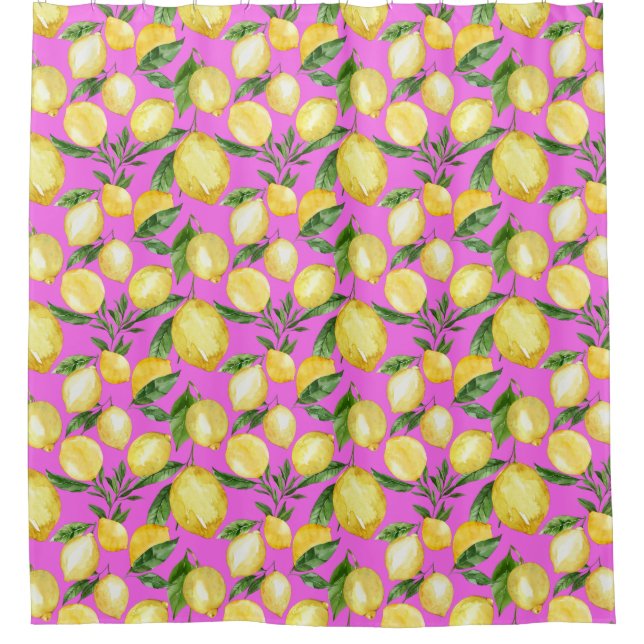 Summer lemon pattern Italy pink  (Front)