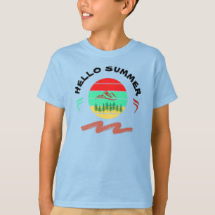 Summer Light Blue Toddler T-Shirt