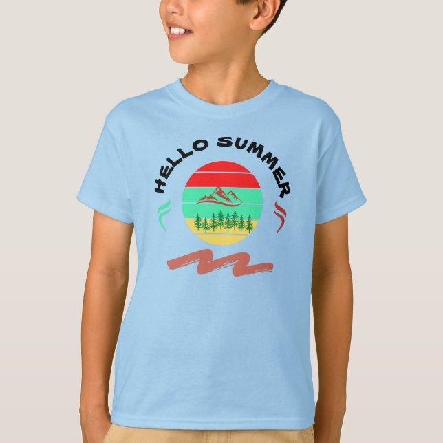  Summer Light Blue  Toddler  T-Shirt (Front)