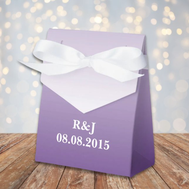 summer lilac ombre purple wedding favor box (summer lilac ombre purple wedding favor boxes)