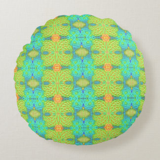 Summer Lime Round Pillow