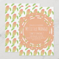 Summer Little Mango Tropical Invitation
