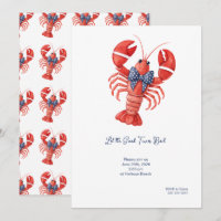 Summer Lobster Coastal Beach