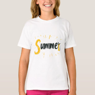 Summer Logo - Summer Text Design T-Shirt