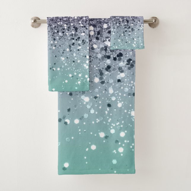 Summer Love Glitter #3 Bath Towel Set (Insitu)
