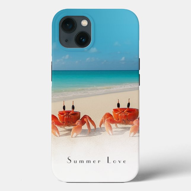Summer Love — iPhone 13 Tough Case 2 Crabs (Back)