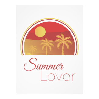 Summer Lover Retro Sunset Palm Trees Tropical Vaca Photo Print