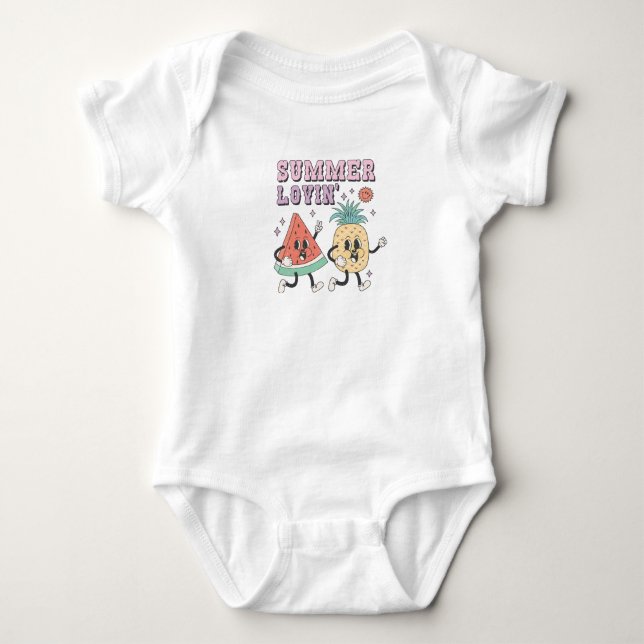 Summer Lovin Baby Bodysuit (Front)