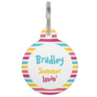 Summer Lovin' Had Me A Blast Funny Candy Striped 