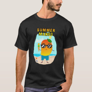Summer Mango Tropical Fruit Life Beach T-Shirt