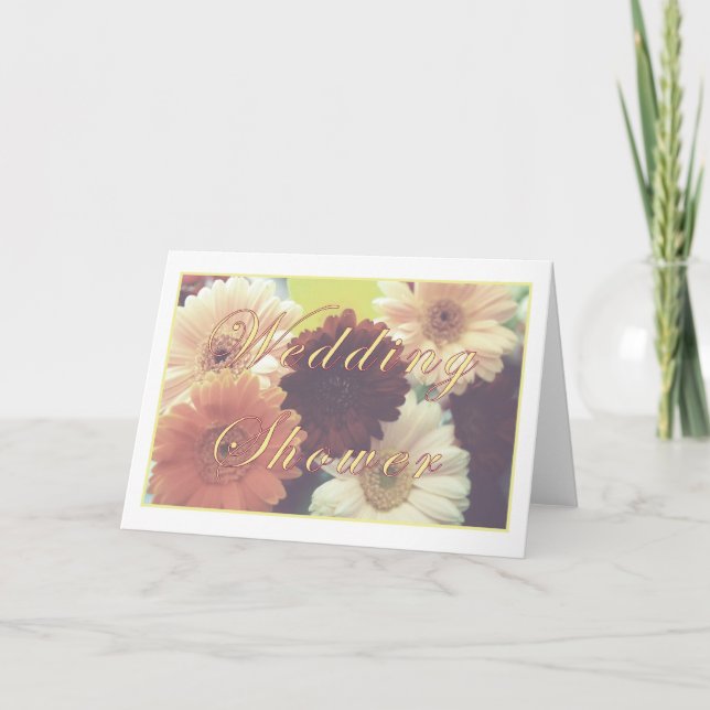 Summer Matin Wedding shower Daisy Carte de voeux (Devant)