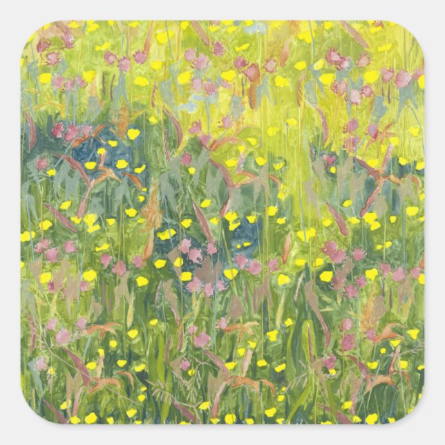 Summer Meadow 2012 Square Sticker (Front)
