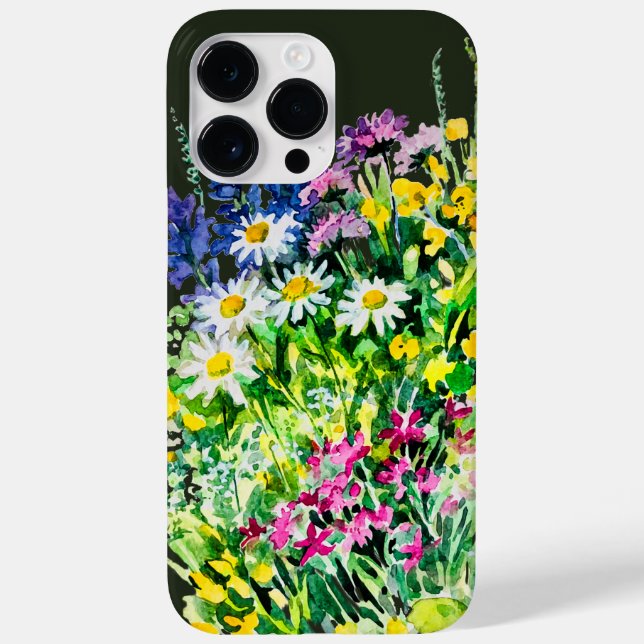 Summer meadow, wild flowers Case-Mate iPhone case (Back)