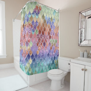 Summer Mermaid Glitter Scales #7 (Faux Glitter) 