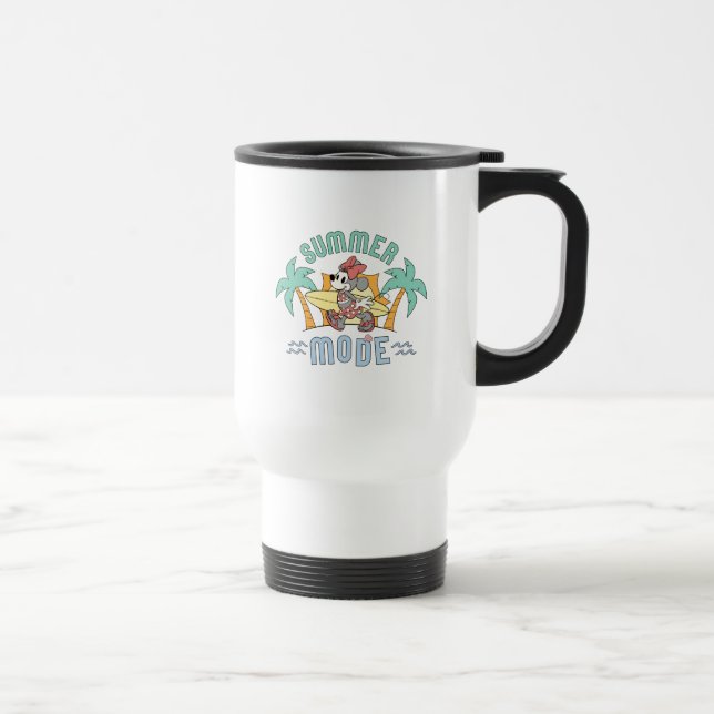 Summer Mode Minnie Mouse Travel Mug (Right)