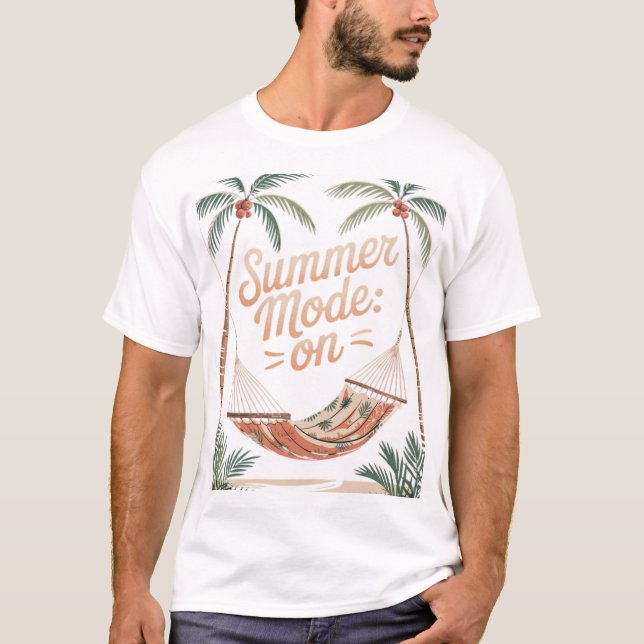 Summer Mode On T-Shirt (Front)
