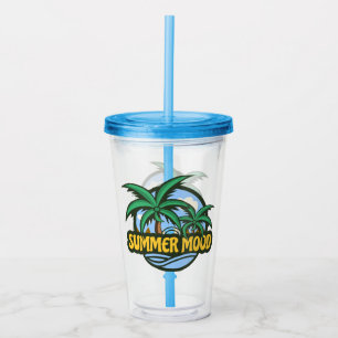 Summer Mood Acrylic Tumbler