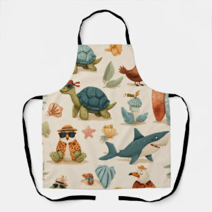 Summer Mood All-Over Print Apron Gift