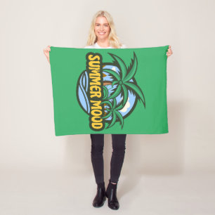 Summer Mood Fleece Blanket