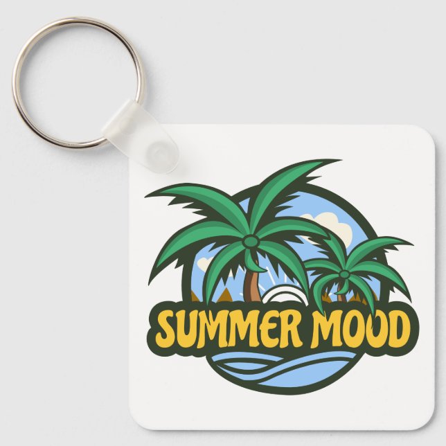Summer Mood Keychain (Front)