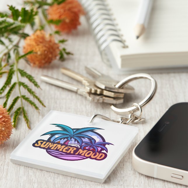 Summer Mood Keychain (Front Right)