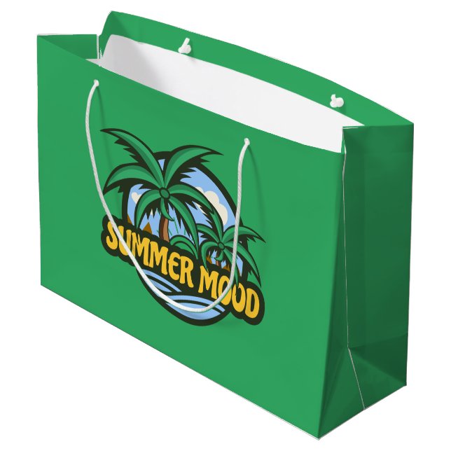 Summer Mood Large Gift Bag (Back Angled)