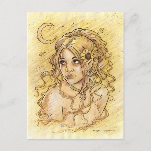 Summer Moon Postcard (Front)