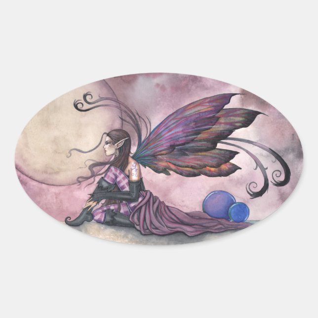 Summer Moon Purple Fairy Stickers (Front)