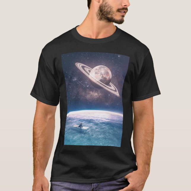 Summer & Moon Rings T-Shirt (Front)