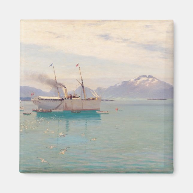 Summer Morning at Molde, 1892 Magnet (Front)
