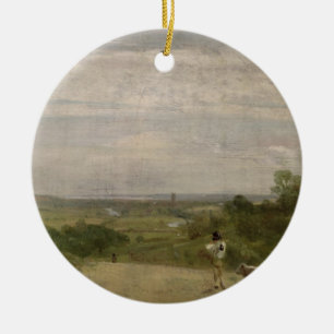 Summer Morning: Dedham from Langham Ceramic Ornament