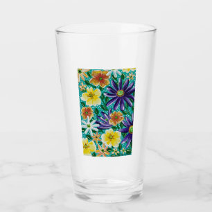 Summer Mountain Fields  Glass