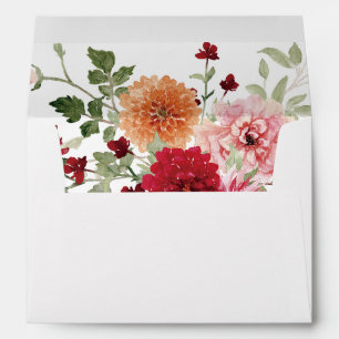Summer Multi Colour Floral Envelope