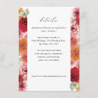 Summer Multi Colour Florals Details