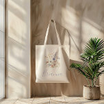 Summer Multicolor Wildflower Bridesmaid Tote Bag<br><div class="desc">This summer multicolor wildflower bridesmaid tote bag is the perfect wedding gift to present your bridesmaids and maid of honour for a modern wedding. The design features watercolor pink,  blush,  purple,  red,  burgundy,  yellow,  white flowers and butterflies with greenery neatly bunched in elegant floral bouquets.</div>
