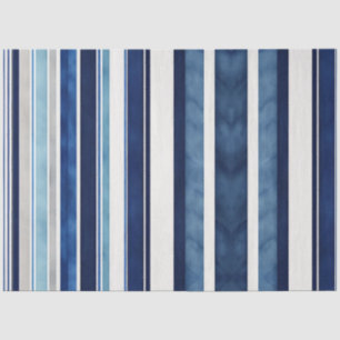 Summer Navy Blue Popular Boat Stripes Collection Tissue Paper