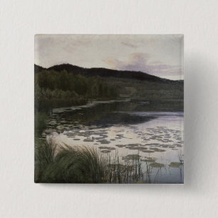 Summer Night, 1886 2 Inch Square Button