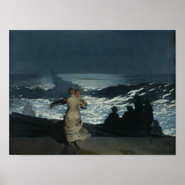 Summer Night, 1890 Poster (Front)