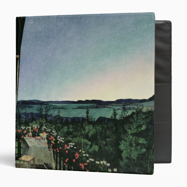 Summer Night, 1899 Binder (Front/Inside)