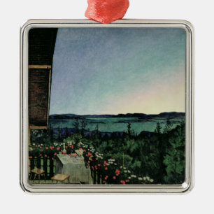 Summer Night, 1899 Metal Ornament