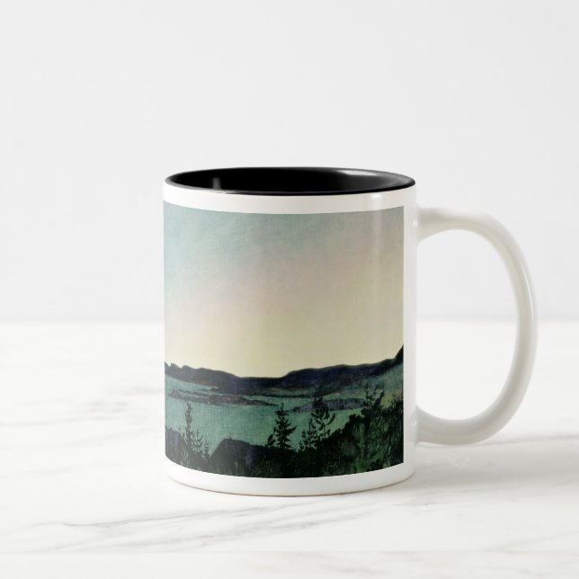 Summer Night, 1899 Two-Tone Coffee Mug (Right)