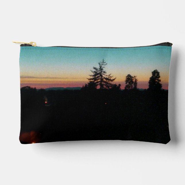 Summer night in the  Pacific Northwest Accessory Pouch (Front)