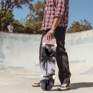 Summer Night Magic Palms 1 Skateboard