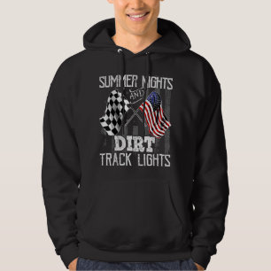 Summer Nights Dirt Track Lights Racing Motocross G Hoodie