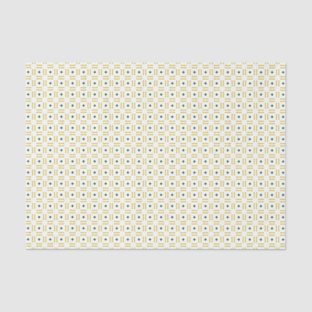 Summer Nights Geometrics Double Lines Tissue Paper (Front)