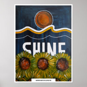 Summer Nights Painting by Alfred Fox Poster